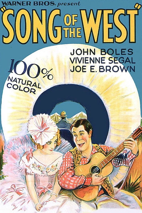 Movie poster for Song of the West (1930)