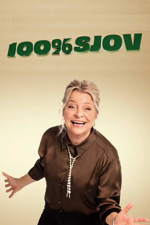 Series poster for 100% Sjov (2024)