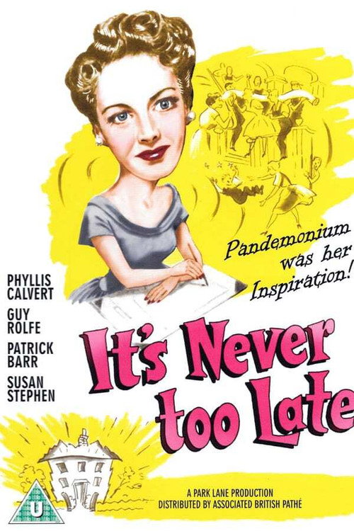 Movie poster for It's Never Too Late (1956)