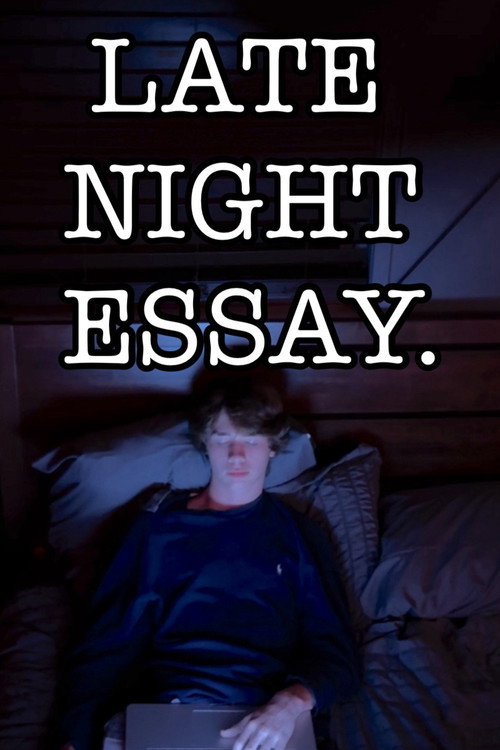 Movie poster for Late Night Essay (2024)