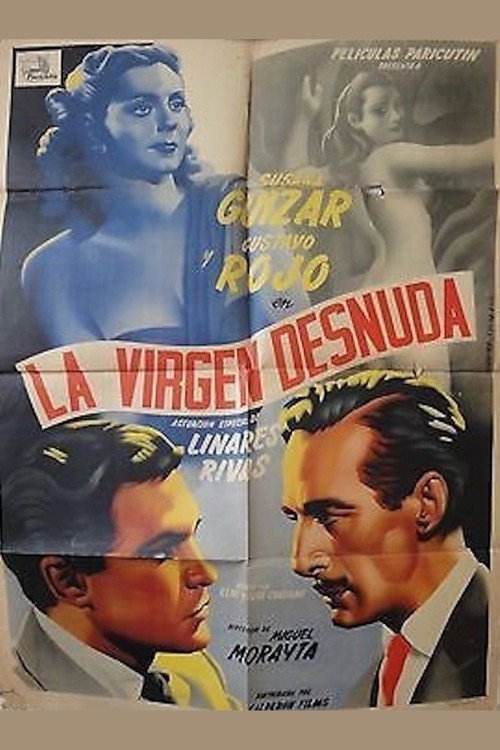 Movie poster for La virgen desnuda (1950)