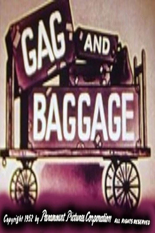 Movie poster for Gag and Baggage (1952)