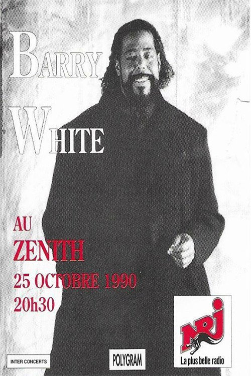 Movie poster for Barry White - Zenith de Paris (1987)