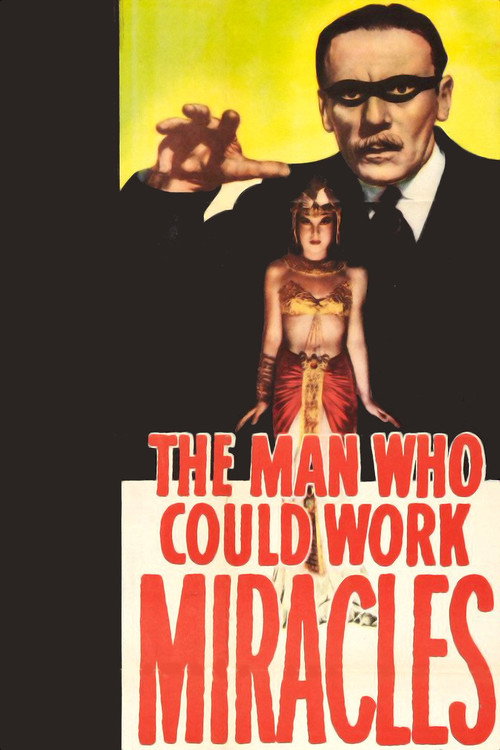 Movie poster for The Man Who Could Work Miracles (1936)