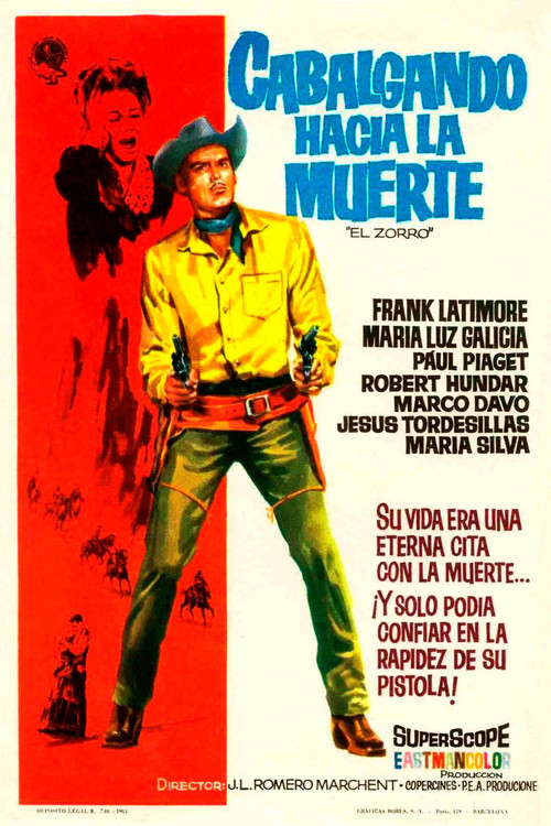 Movie poster for The Shadow of Zorro (1962)