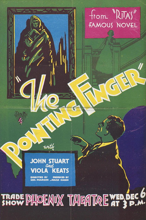 Movie poster for The Pointing Finger (1933)