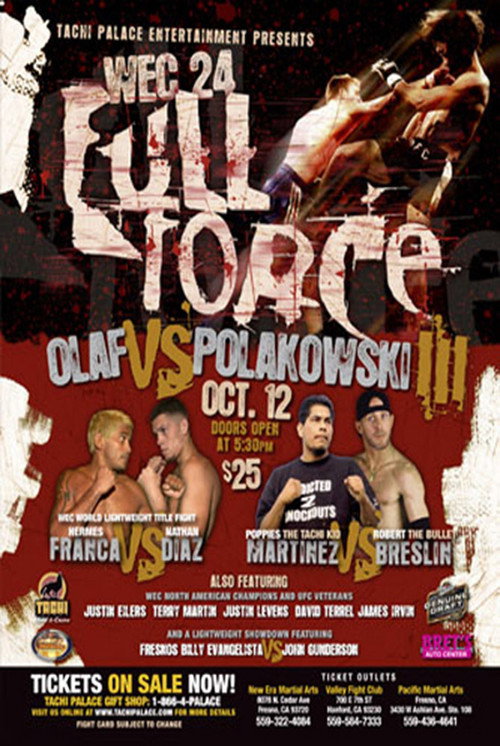 Movie poster for WEC 24: Full Force (2006)