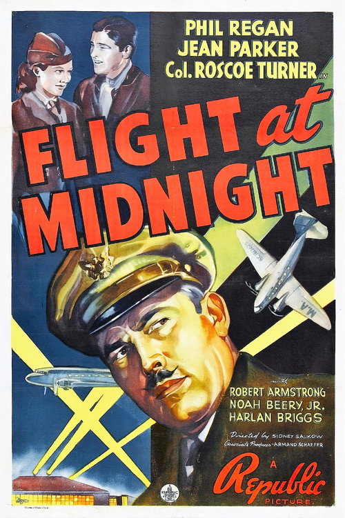 Movie poster for Flight at Midnight (1939)