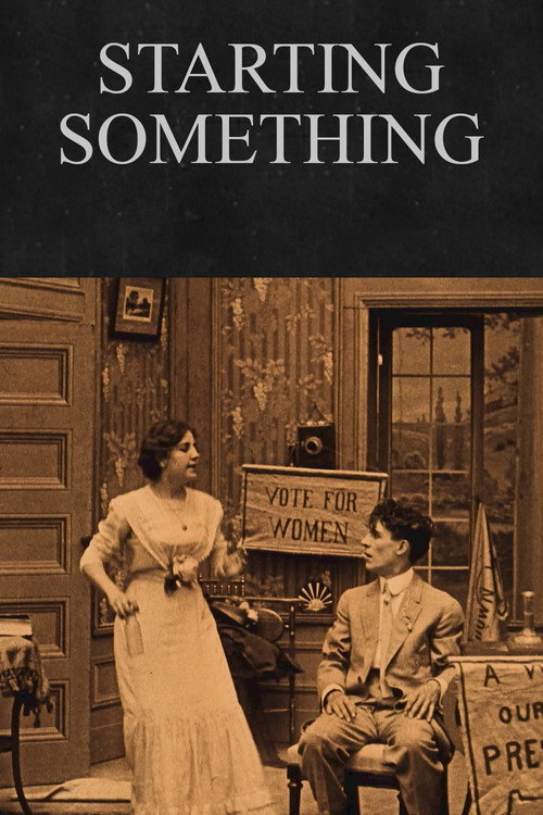 Movie poster for Starting Something (1911)