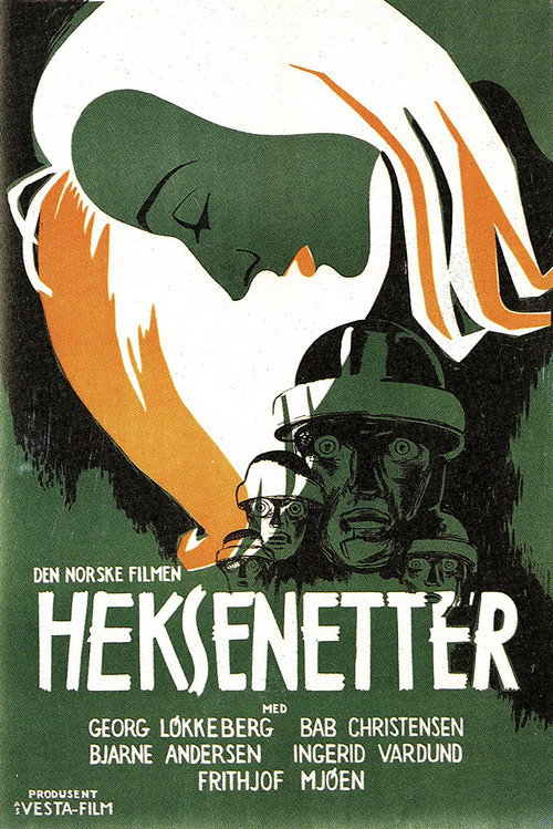 Movie poster for Heksenetter (1954)