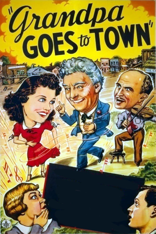 Movie poster for Grandpa Goes To Town (1940)