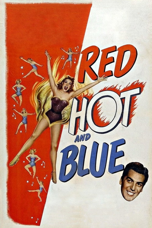 Movie poster for Red, Hot and Blue (1949)
