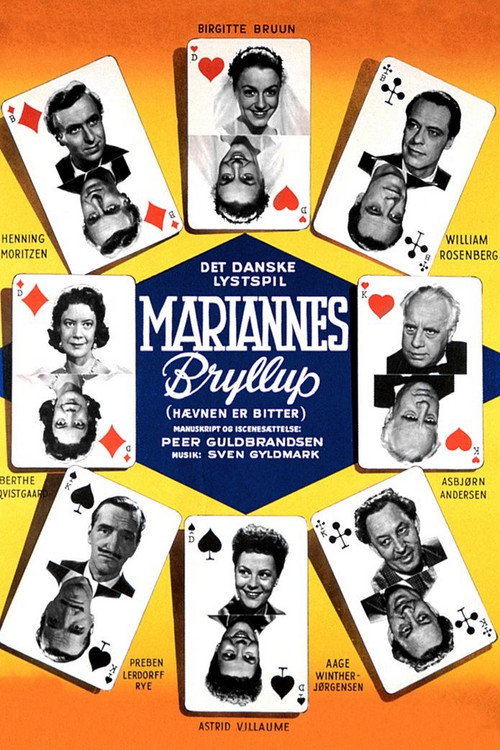 Movie poster for Mariannes bryllup (1958)