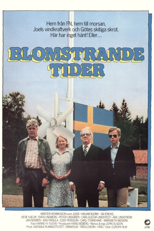 Movie poster for Blomstrande tider (1980)
