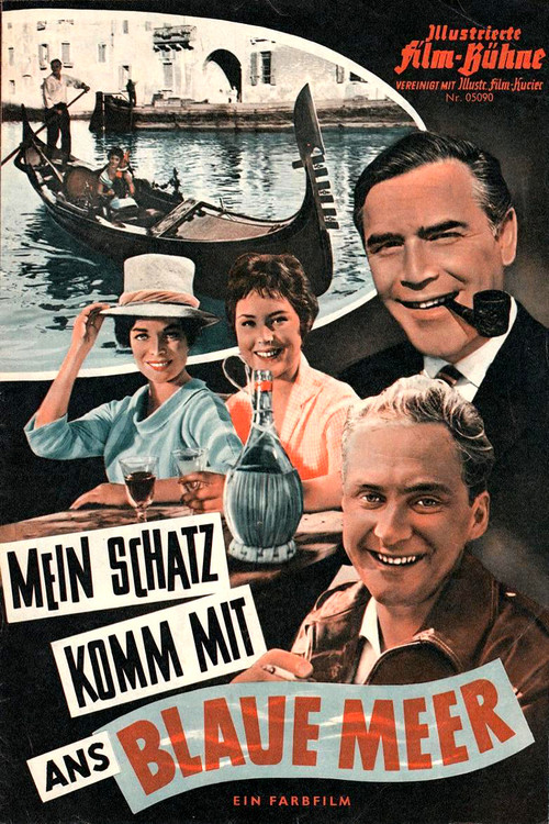 Movie poster for Mein Schatz, komm mit ans blaue Meer (1959)