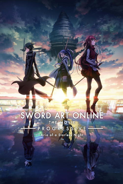 Movie poster for Sword Art Online the Movie - Progressive - Aria of a Starless Night (2021)