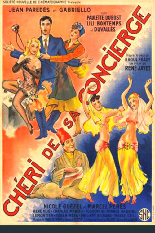 Movie poster for Cherished by her concierge (1951)
