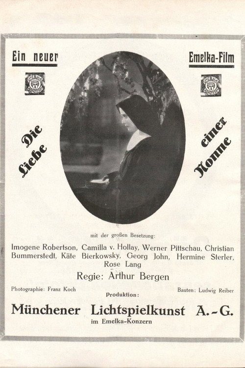 Movie poster for Memoirs of a Nun (1927)