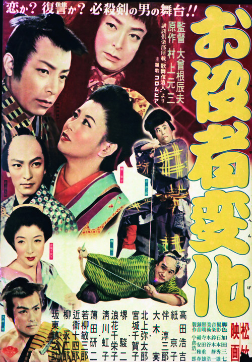 Movie poster for お役者変化 (1954)