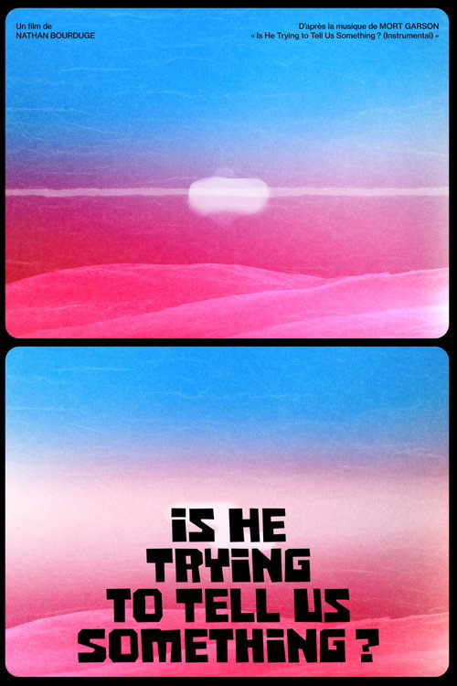 Movie poster for Is He Trying To Tell Us Something ?