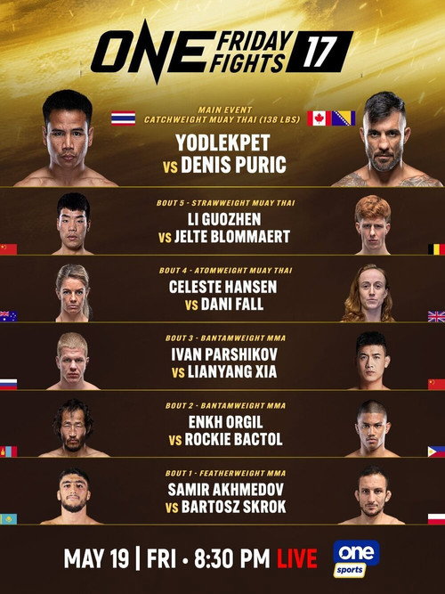 Movie poster for ONE Friday Fights 17: Pompetch vs. Duangsompong (2023)