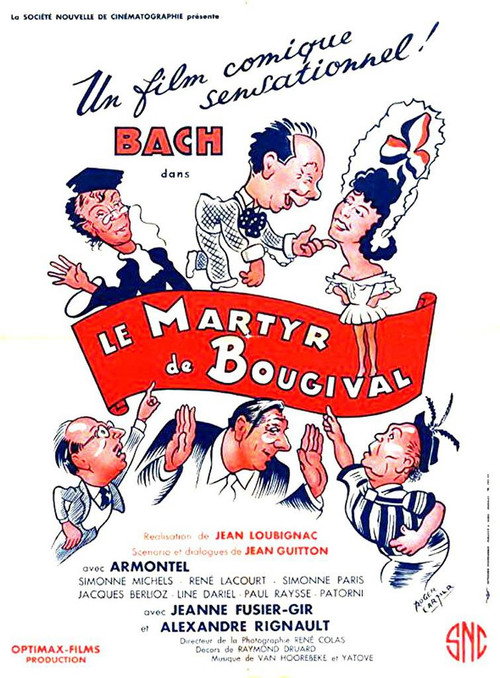 Movie poster for The Martyr of Bougival (1949)