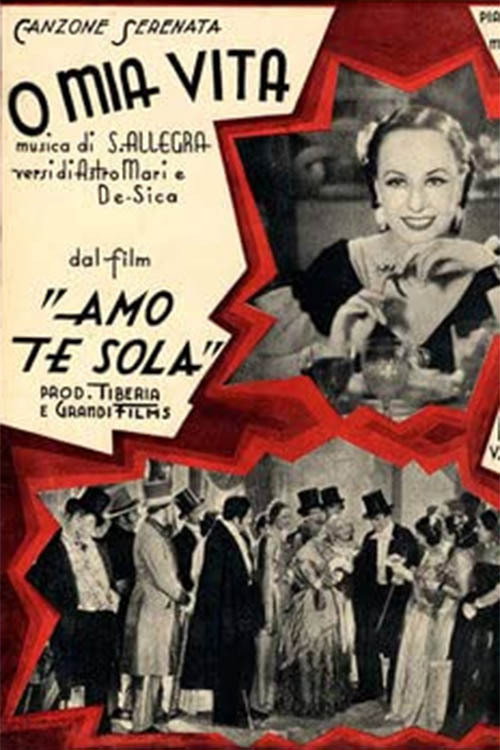 Movie poster for Amo te sola (1935)