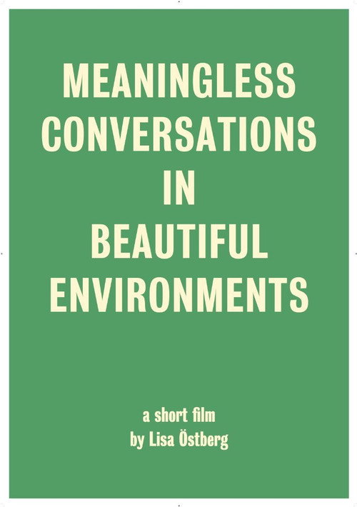 Movie poster for Meaningless Conversations in Beautiful Environments (2017)