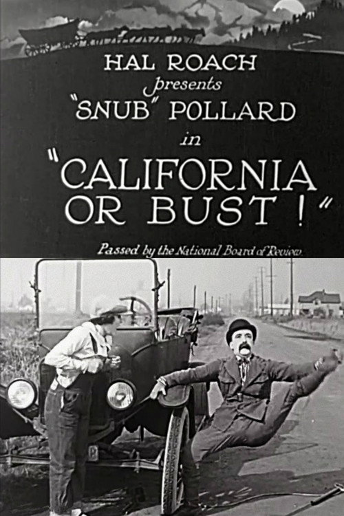 Movie poster for California or Bust (1923)