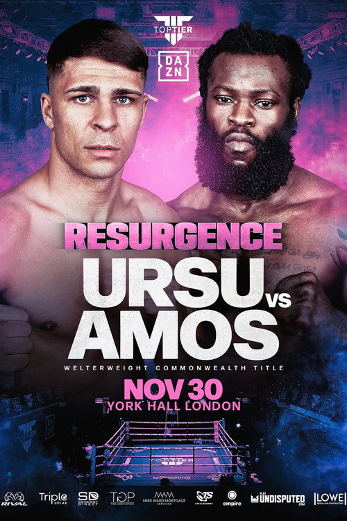 Movie poster for Constantin Ursu vs. Ryan Amos (2025)