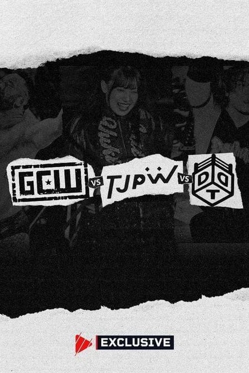 Movie poster for TJPW vs DDT vs GCW (2025)