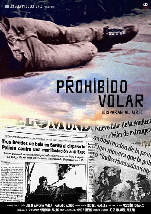 Movie poster for Prohibido volar, Disparan al aire