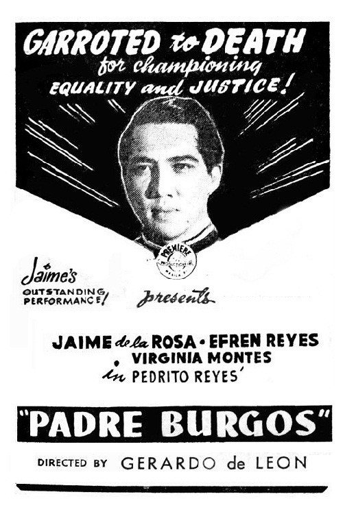 Movie poster for Padre Burgos (1949)