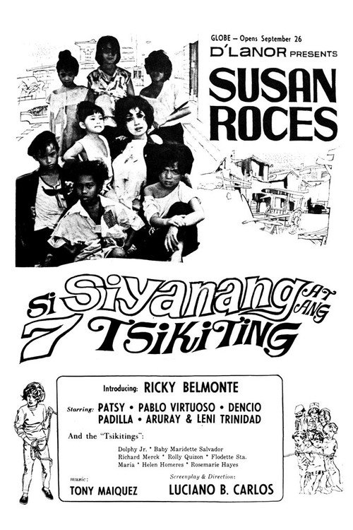 Movie poster for Si Siyanang at ang 7 Tsikiting (1966)