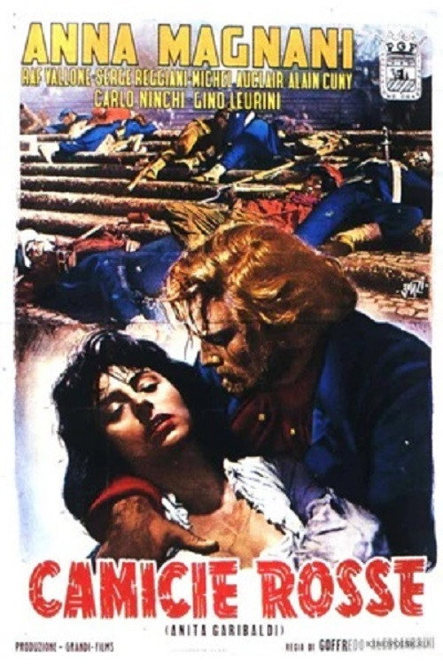 Movie poster for Red Shirts - Anita Garibaldi (1952)