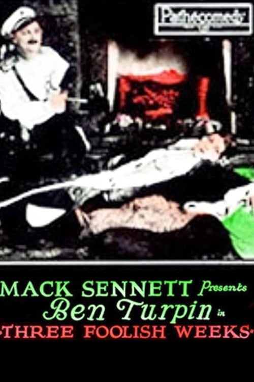 Movie poster for Three Foolish Weeks (1924)