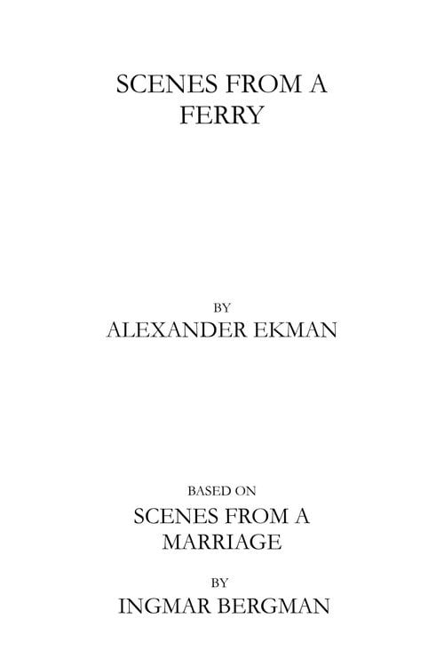 Movie poster for Scenes from a Ferry (2018)