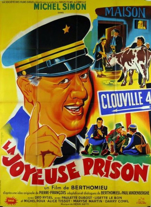 Movie poster for La joyeuse prison (1956)