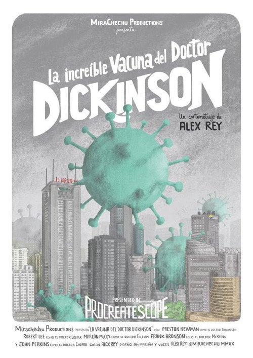 Movie poster for La increíble vacuna del doctor Dickinson (2020)