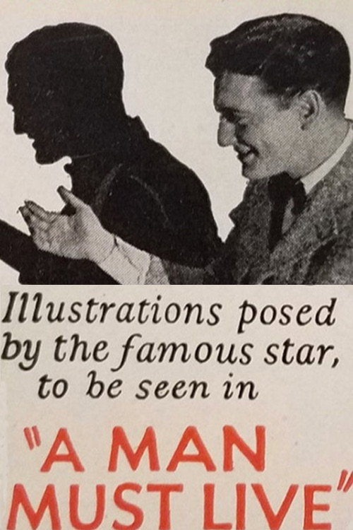 Movie poster for A Man Must Live (1925)