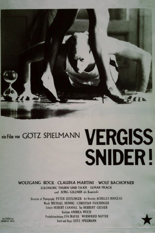 Movie poster for Vergiss Sneider! (1987)