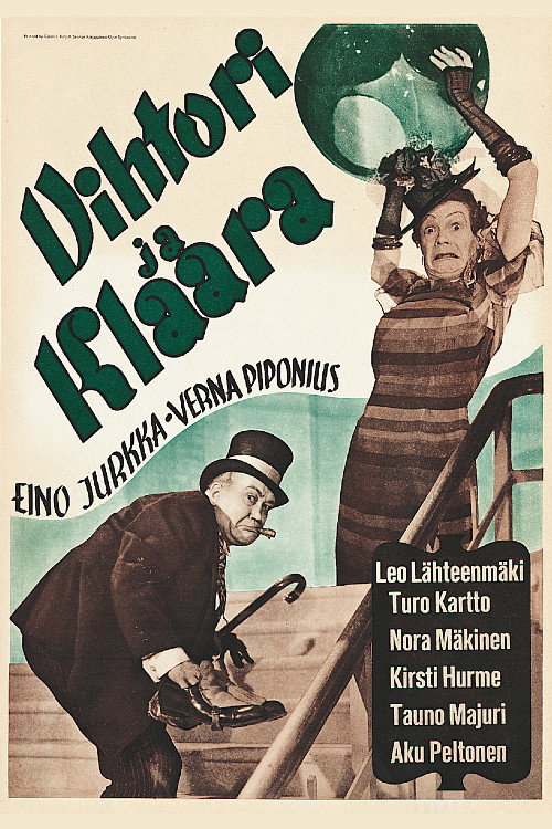 Movie poster for Vihtori ja Klaara (1939)