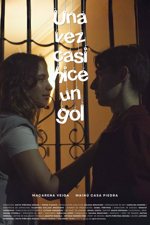 Movie poster for Una vez casi hice un gol (2025)