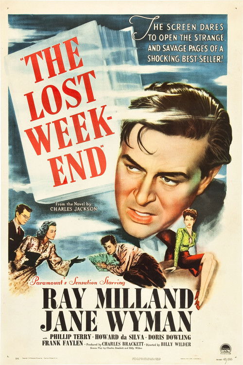 Movie poster for The Lost Weekend (1945)