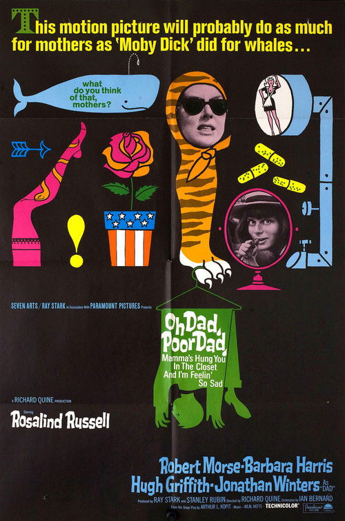 Movie poster for Oh Dad, Poor Dad, Mamma's Hung You in the Closet and I'm Feeling So Sad (1967)
