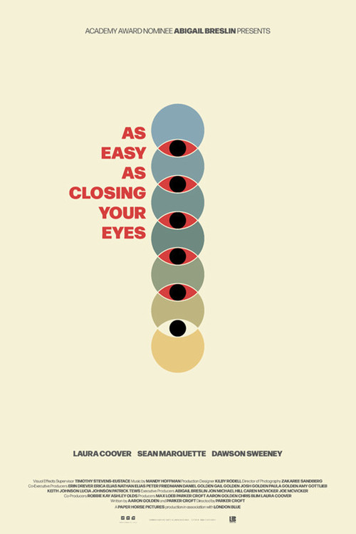 Movie poster for As Easy As Closing Your Eyes (2024)