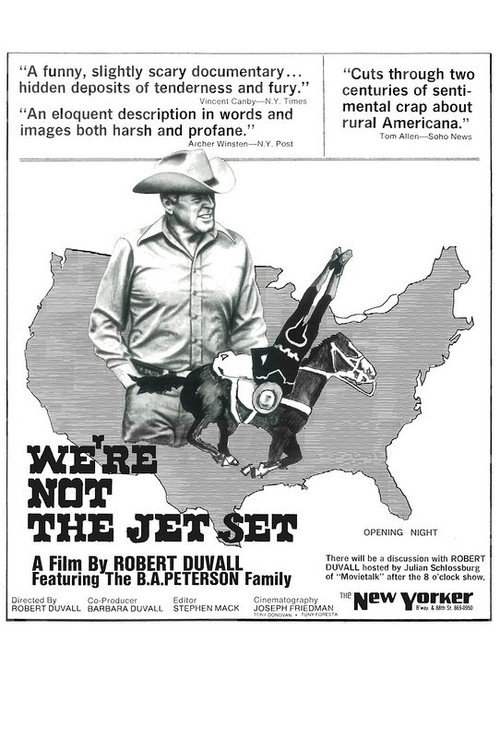 Movie poster for We're Not the Jet Set (1977)