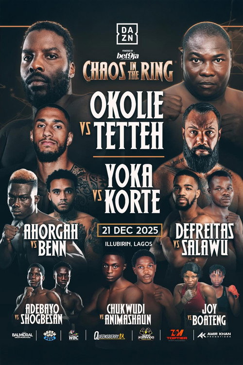 Movie poster for Lawrence Okolie vs. Ebenezer Tetteh (2025)