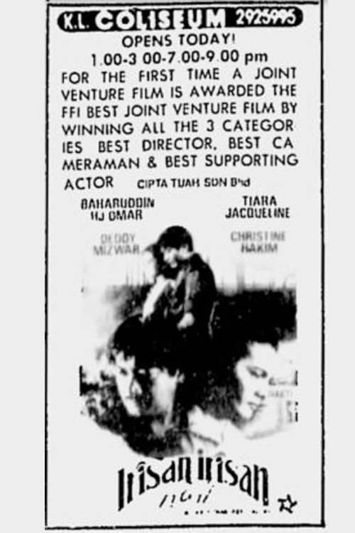 Movie poster for Irisan-irisan Hati (1988)