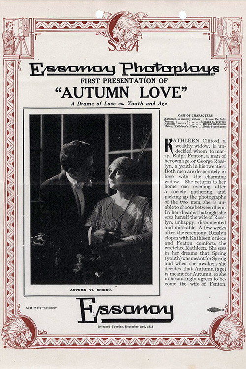 Movie poster for Autumn Love (1913)